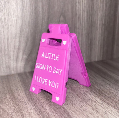 Small bookmark | Desk sign