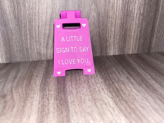 Small bookmark | Desk sign